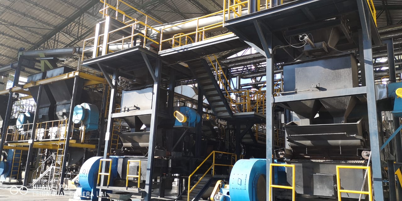 Colombia animal proteinfactory biomass boiler chain grate stoker
